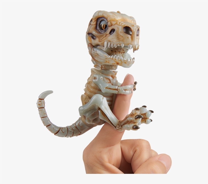 Fingerlings Untamed Bonehead Skeleton T-rex Doom By, transparent png