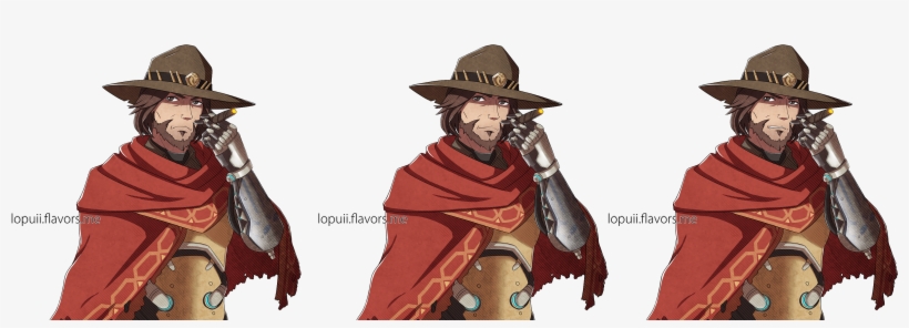 Mccree In Fire Emblem Style By Lopuii On Deviantart - Digital Art, transparent png