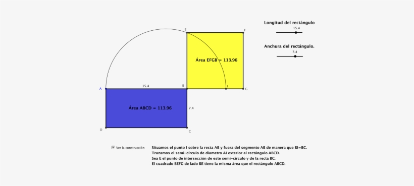 Un Rectángulo Y Un Cuadrado Con La Misma Área - Cuadrado Es Un Rectangulo, transparent png