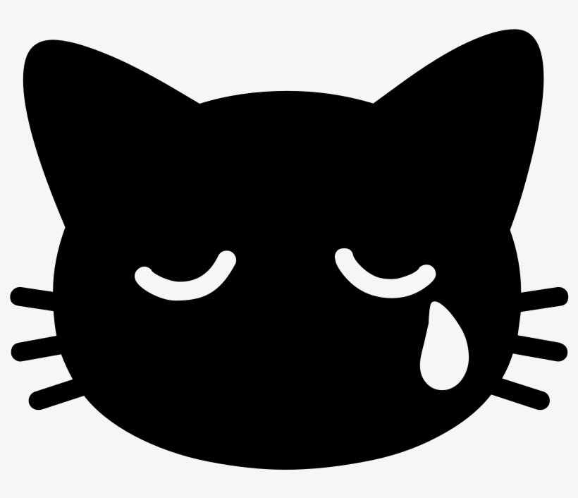 Android Emoji 1f63f - Cat Love Emoji Png, transparent png