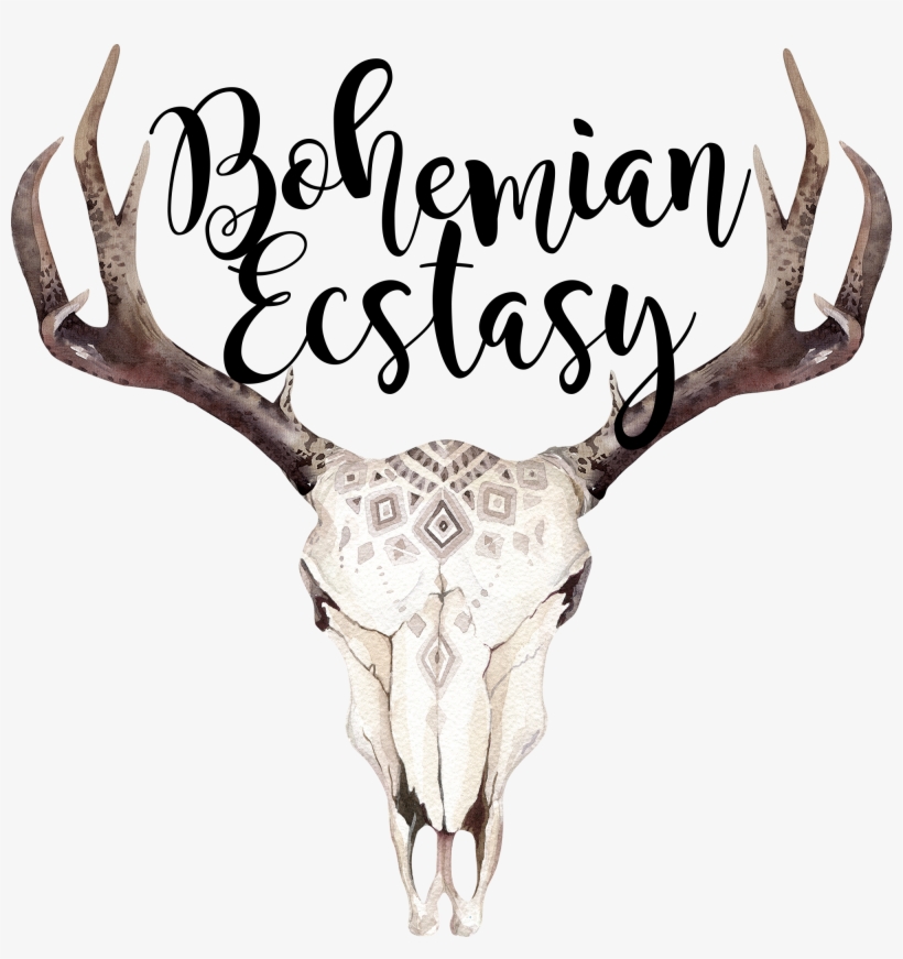 Bohemian Antlers Png Image Free - Southern Design State Saying Print, transparent png