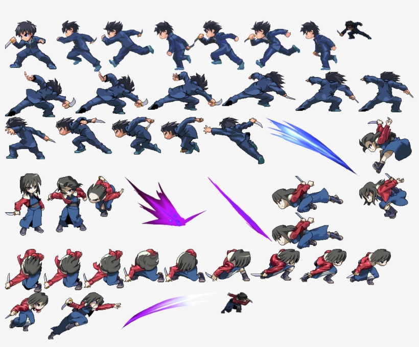 Click For Full Sized Image Kasane Sprites - Mark Of The Ninja Sprites, transparent png