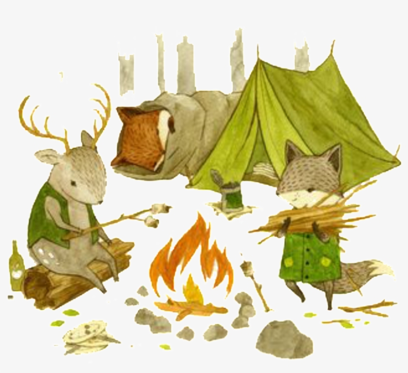 Common Rebels Camping Friends Night Light, transparent png