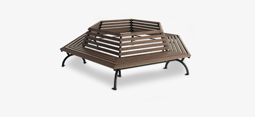 Octagonal Bench Around Tree- Origianl Decoration For - Скамейка Вокруг Дерева Png, transparent png