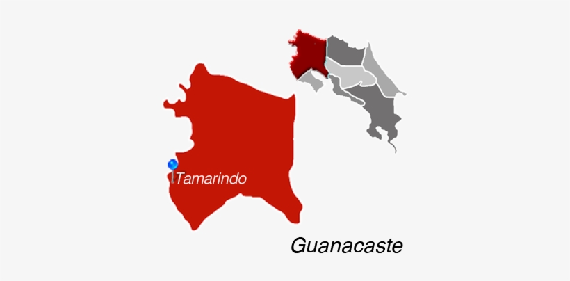 Tamarindo Town Map - Cañas Costa Rica Map, transparent png