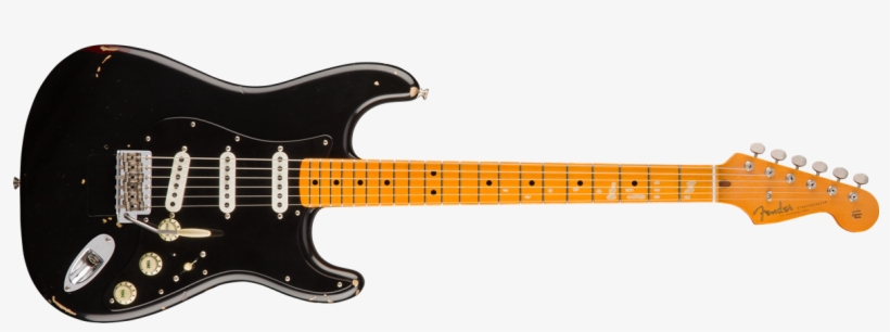 David Is Known For This Signature Black Fender Stratocaster - Squier Vintage Modified 70, transparent png