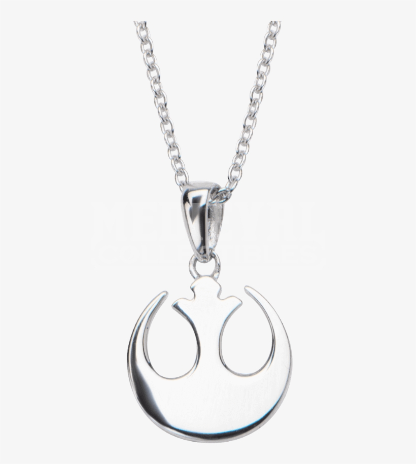 Womens Sterling Silver Rebel Alliance Necklace, transparent png