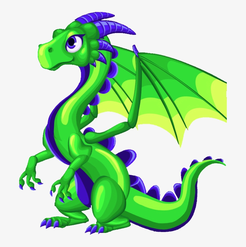 Green Dragon - Baby Green Dragon Png, transparent png
