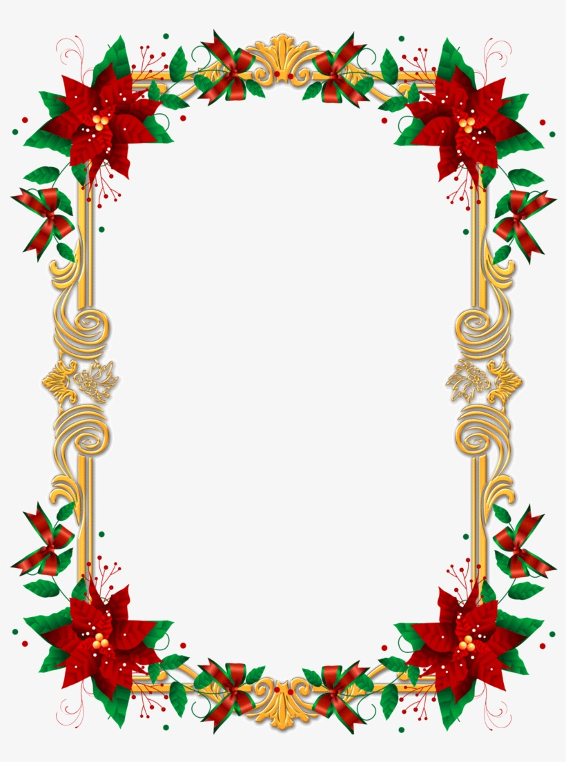 Ornament Background Accents Holiday In Led Lighted - Christmas Frame Transparent, transparent png