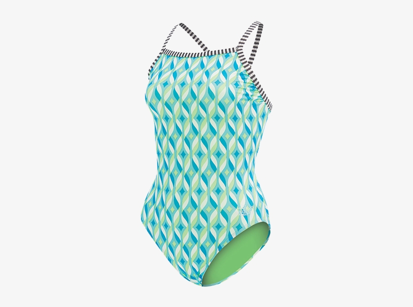 Dolfin Filles Uglies Whimsy Dos V-2 Maillot De Bain, transparent png