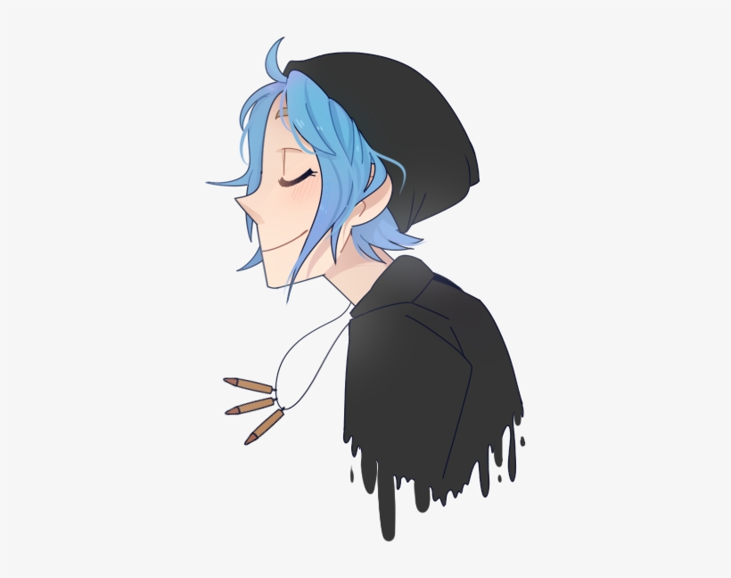 Blue Haired Angel By Boddbby On Deviantart - Photograph, transparent png