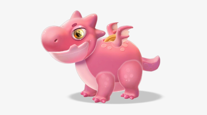 Piggy Bank Dragon - Dragon Mania Legends Piggy Bank Dragon, transparent png