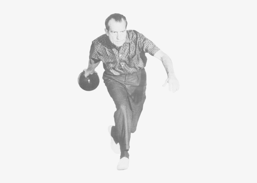 Click And Drag To Re-position The Image, If Desired - Print: Richard Nixon Bowling At The White House Bowling, transparent png