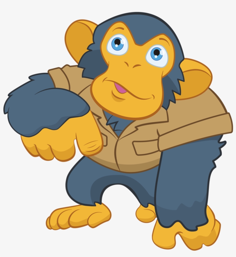 Juvi The Chimp, transparent png