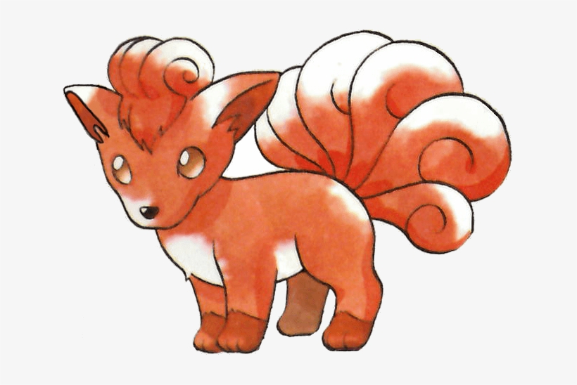 Png Royalty Free Stock From The Official Artwork Set - Sugimori Vulpix, transparent png