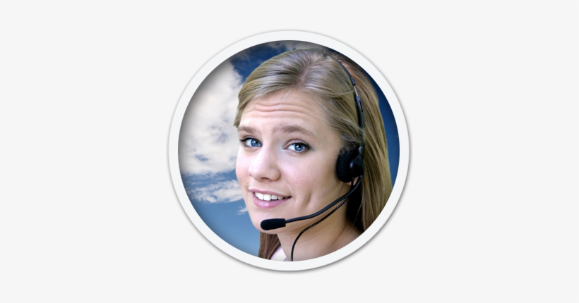 Receptionist Png - Headset Woman, transparent png