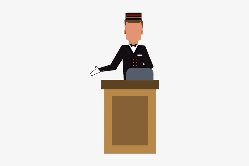 Receptionist - 0shares - Bellhop, transparent png