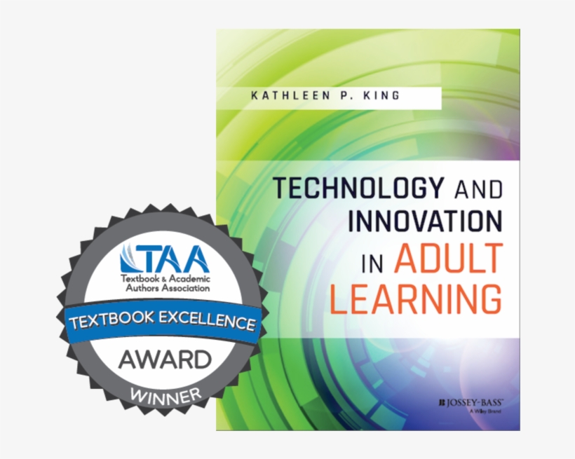 Award And Book Cover Textbook - Technology And Innovation In Adult Learning, transparent png