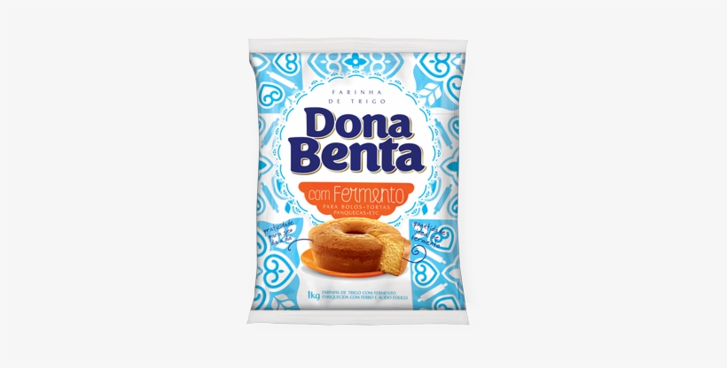 Farinha De Trigo Com Fermento Dona Benta 1kg - Farinha De Trigo Com Fermento Dona Benta, transparent png