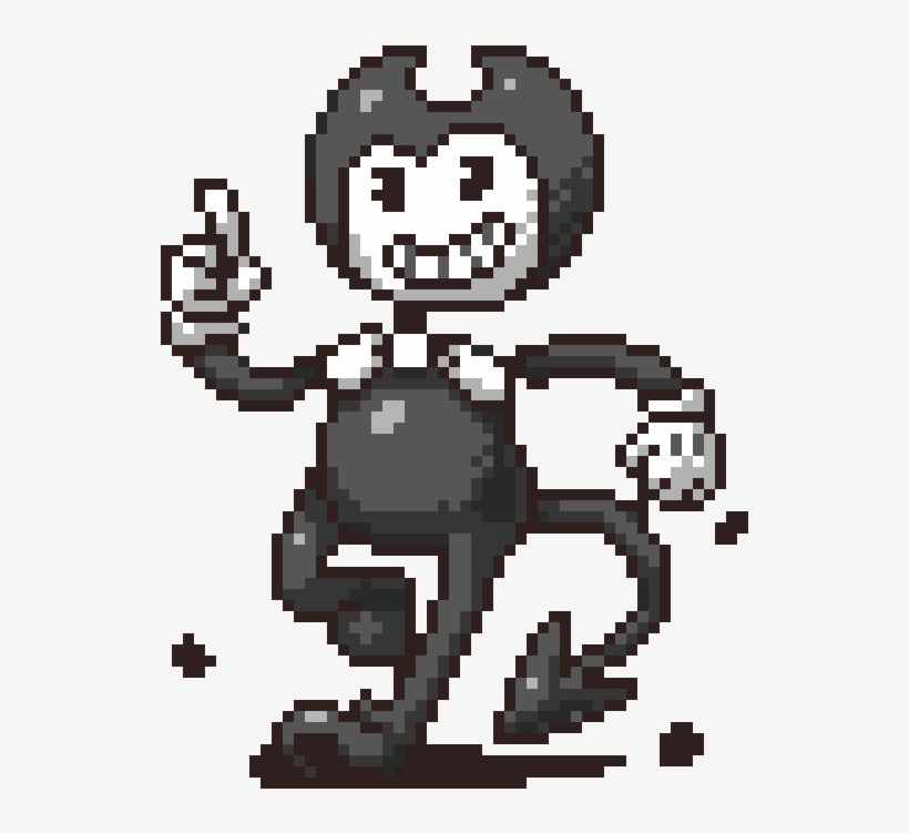 Bendy And The Ink Machine - Bendy And The Ink Machine Pixel Art, transparent png