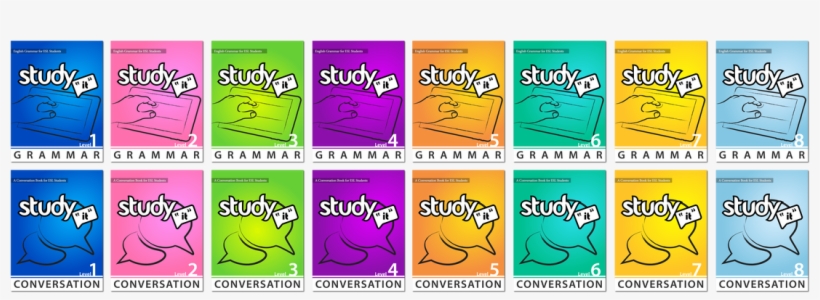 Study It Offer Eight Levels Of Grammar, Eight Levels - Esl Textbook, transparent png