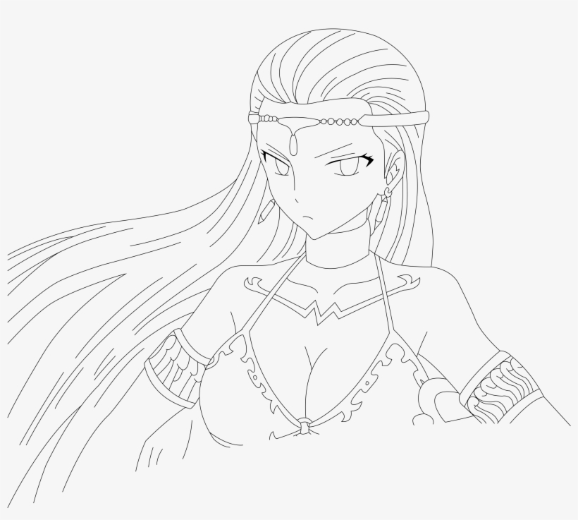 Fairy Tail - Line Art, transparent png