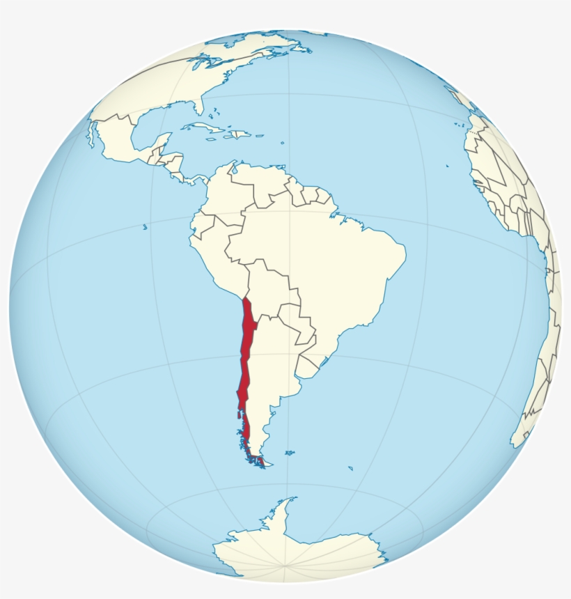 Chile On The Globe - Rio De Janeiro Globe, transparent png