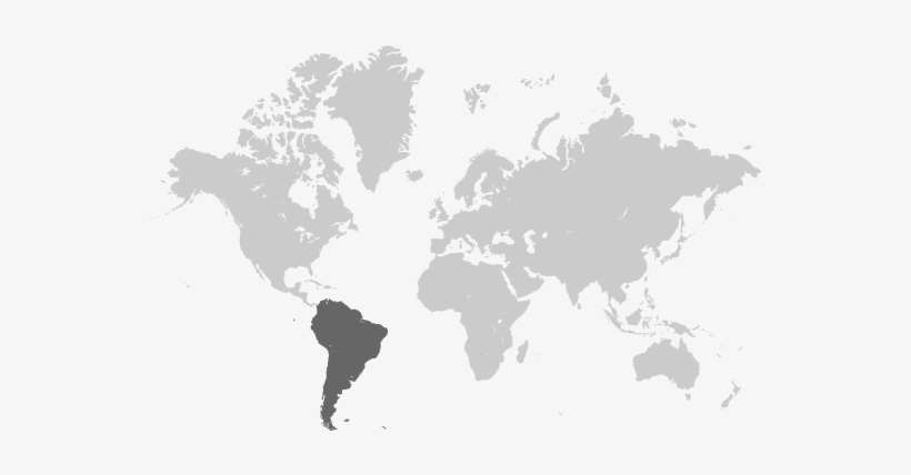 Technical Translation - South America - World Map On A Yellow Background, transparent png