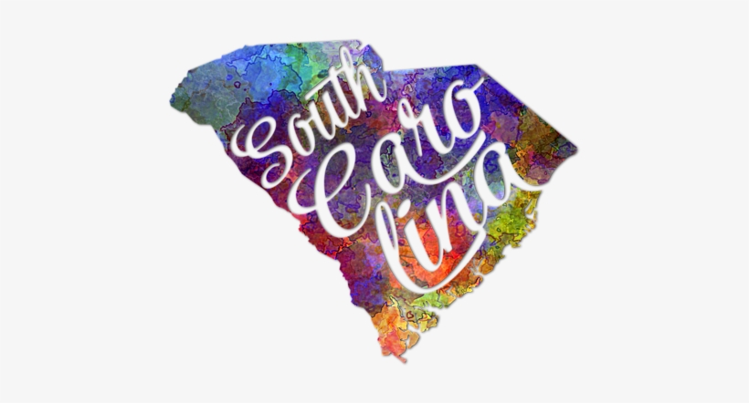 Click And Drag To Re-position The Image, If Desired - Watercolor Picture Of South Carolina, transparent png