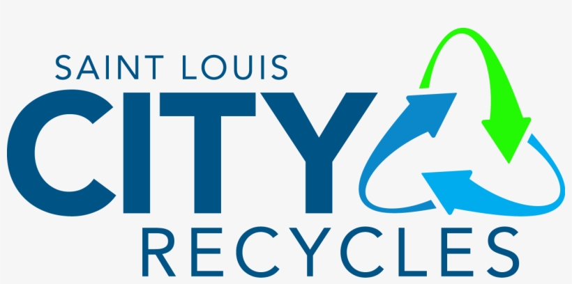 Saint Louis City Recycles-blue Text Color - City One Tourism & Travel Llc, transparent png