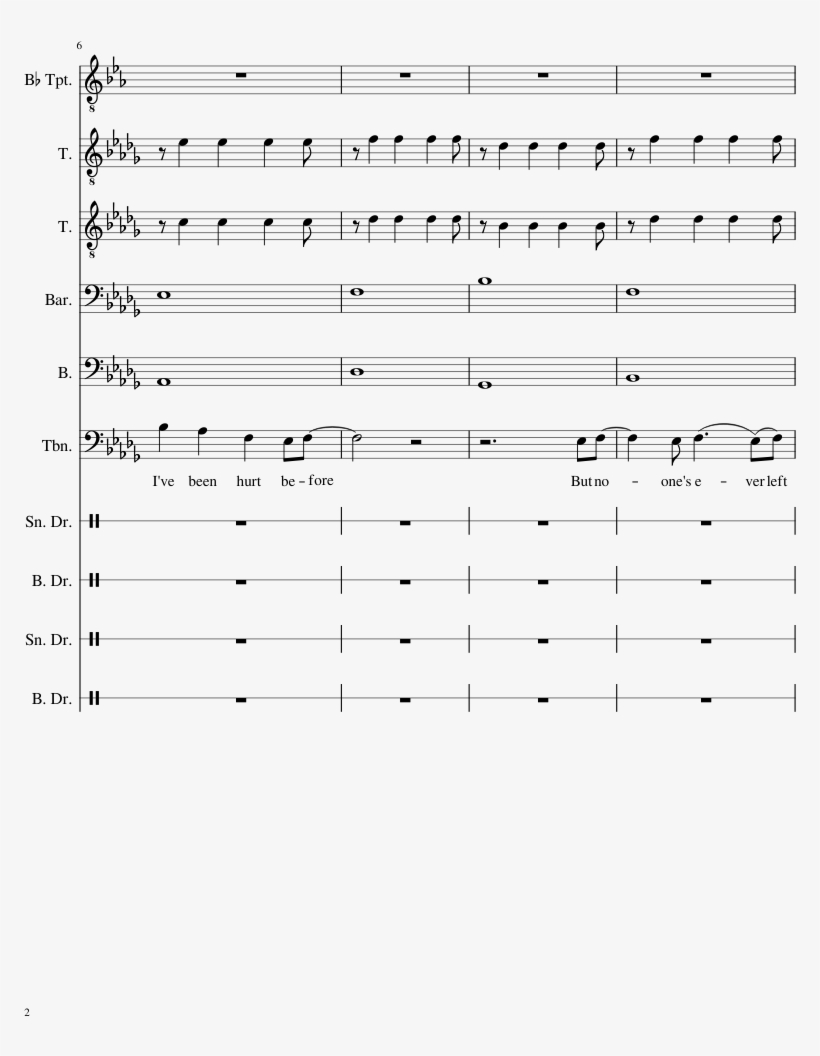 Stiches Sheet Music 2 Of 31 Pages Iron Infidel 850x1100 PNG