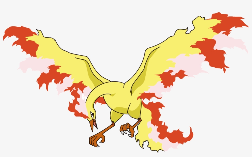 146moltres Ag Anime 3 - Pokemon Legendary Bird Moltres, transparent png