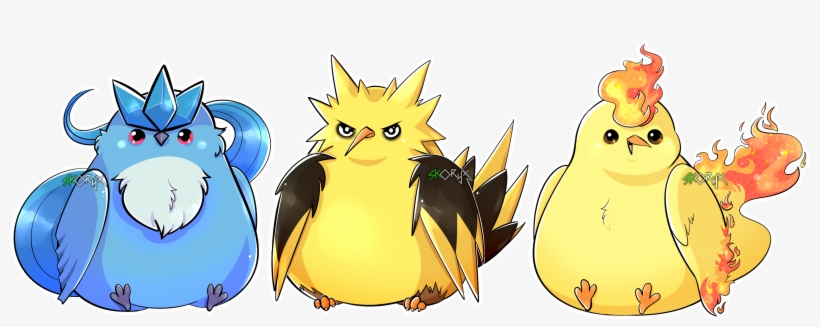 Anime, Skoryx, Pokémon, Articuno, Zapdos, Moltres, - Légendaire Pokemon Oiseau Trio (boutons/aimants) |, transparent png