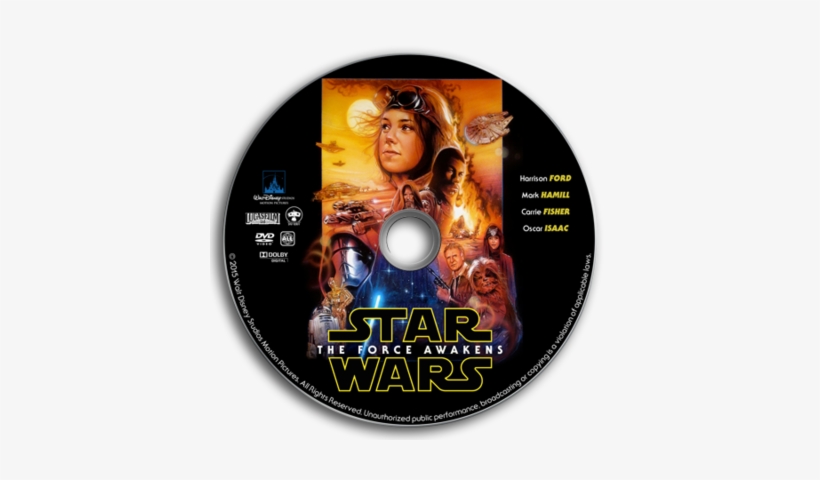 Star Wars The Force Awakens Dvd Mockup Fake - Starwars Force Awakens Dvd, transparent png
