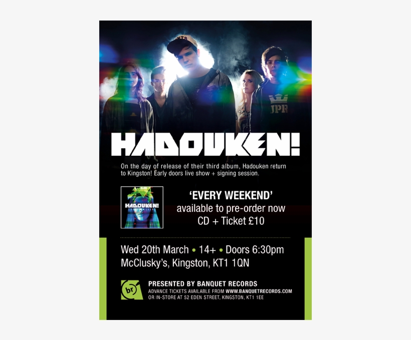 Hadouken / Release Show - Hadouken!, transparent png