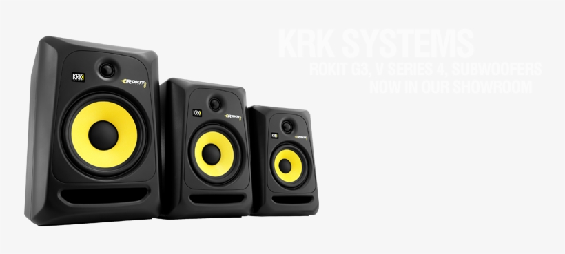 Krk Carousel Banner - Krk Rp6g3 Rokit 6 Generation 3 Powered Studio Monitor, transparent png