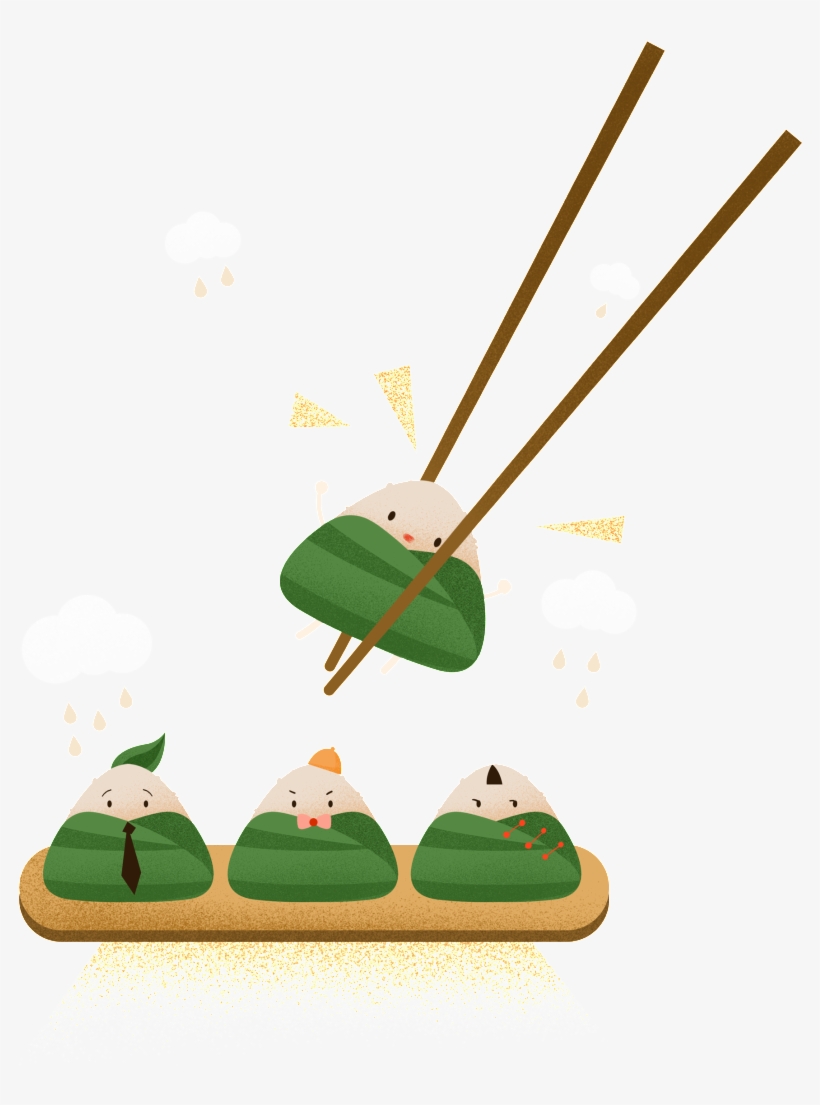 Dragon Boat Festival Hand Painted Dice Creative - 卡通 端午 節 2018, transparent png