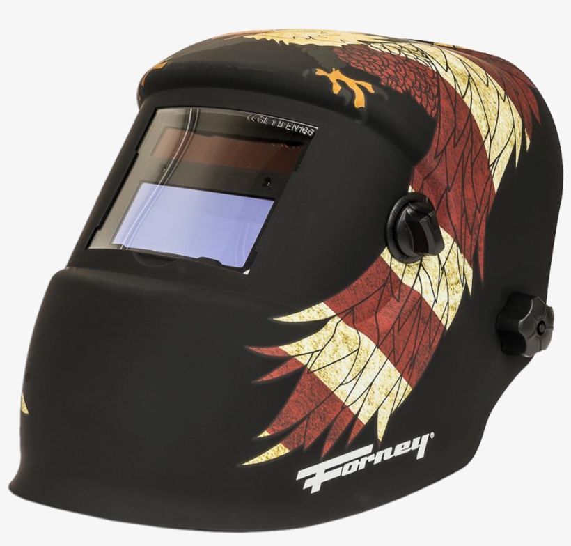 Forney Patriot Welding Helmet - Forney 55704 Premier Series Patriot Auto Darkening, transparent png