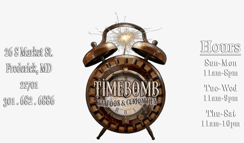 Time Bomb Tattoos & Curiosities - Time Bomb Tattoos & Curiosities, transparent png