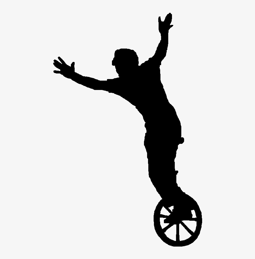 27/07/20116 - 07/08/2016 - Unicycle Silhouette, transparent png