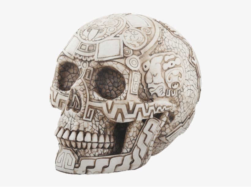 Aztec Skull - Aztec Day Of The Dead Skulls, transparent png