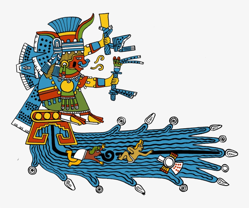 Mexica - Chalchiuhtlicue Png, transparent png