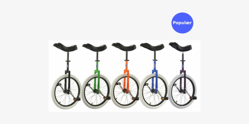 20" Udc Club Freestyle Unicykel - Udc 20" Unicycle: Club Freestyle-black (white Tyre), transparent png