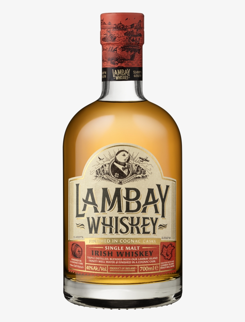 Lambay Whiskey Single Malt, transparent png