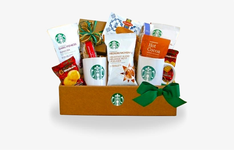 Download Transparent Starbucks Coffee And Cocoa Gourmet Gift Basket For California Delicious