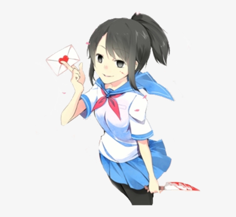 Yandere - Ayano Aishi, transparent png