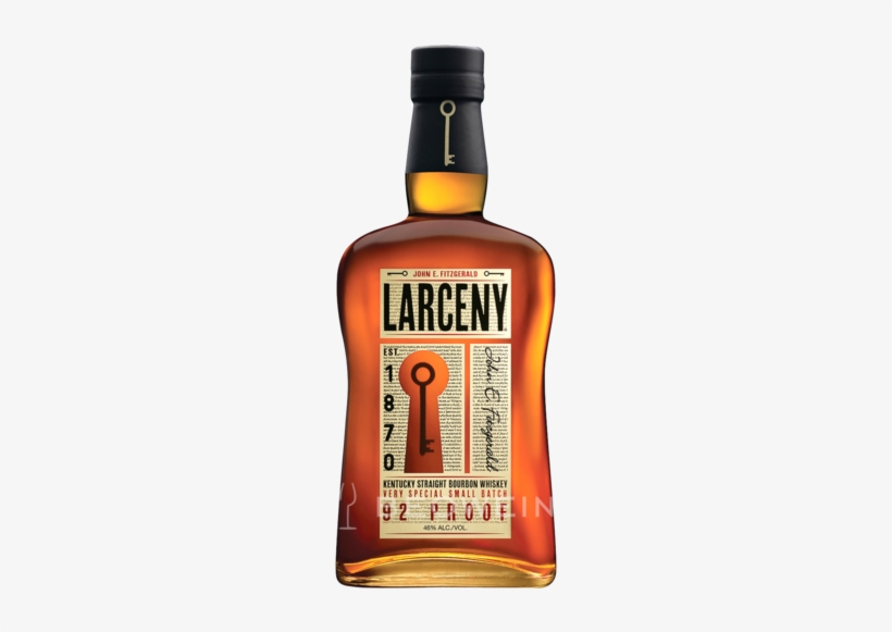 Larceny Bourbon Whiskey 0,7 L - John E. Fitzgerald Larceny Kentucky Straight Bourbon, transparent png