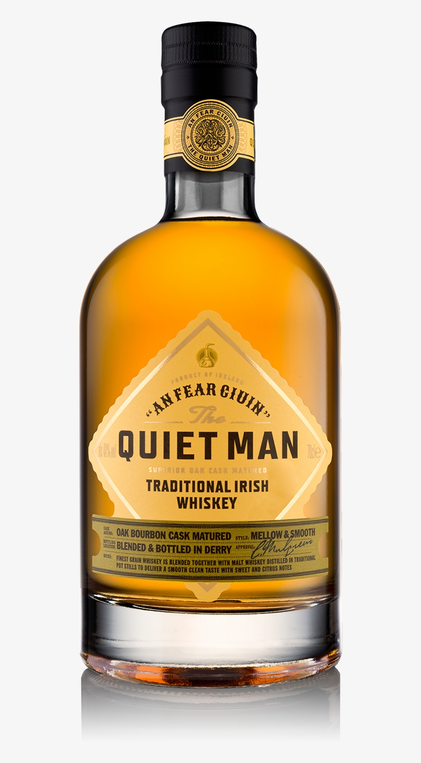 The Quiet Man Traditional Irish Whiskey - Quiet Man Traditional Irish Whiskey, transparent png
