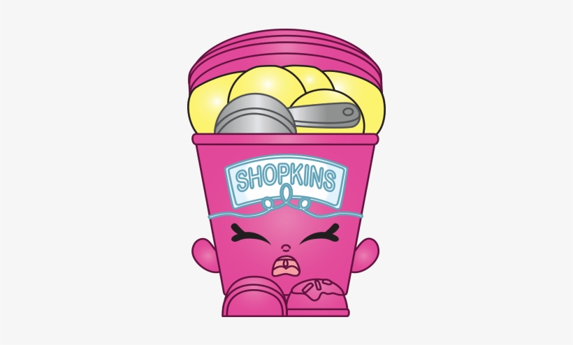 Shopkins Season 10 Mini Packs Frozen List Of Characters - スターウオ−ズ・ダースベイダー 2014 Shopkins Figures - Ice Cream Dream, transparent png