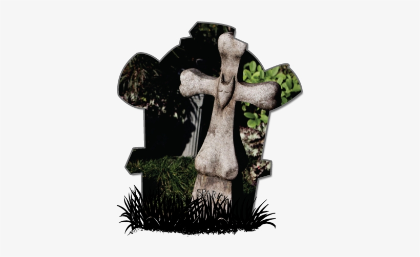 The Upturned Grave Of Sparky From Disney's Film Frankenweenie - Haunted Mansion Pet Cemetery Graves, transparent png